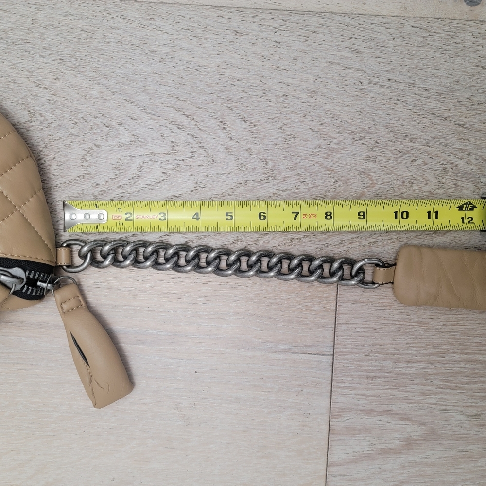 Kurt Geiger Beige Quilted Crossbody Bag - Picture 14 of 16